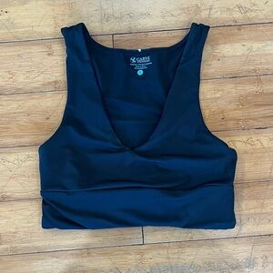 Carve Designs Black Tofino long line bikini top V-neck